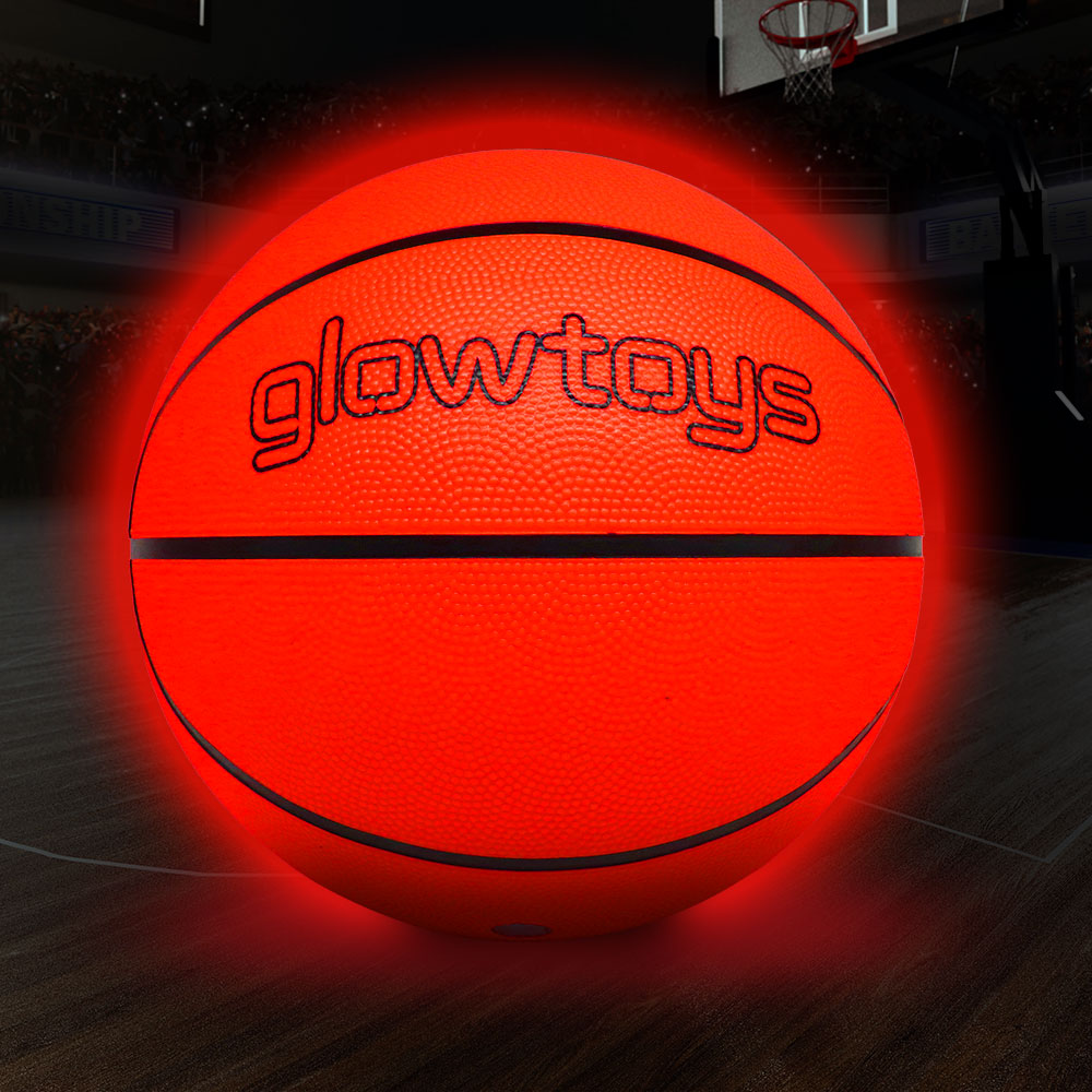 light up basketball, led basketball, glow in the dark basketball, night time basketball, impact activated basketball, best light up basketball, bright light up basketball